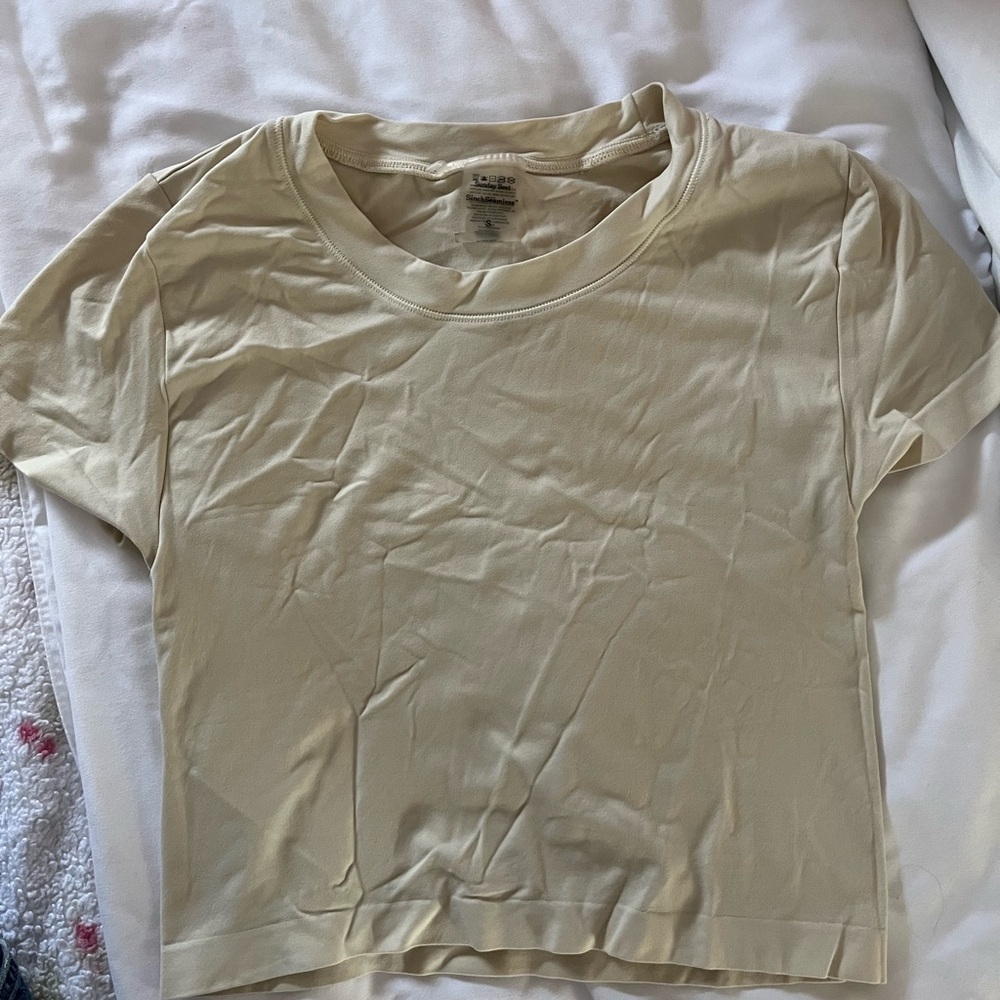 Sunday Best Soft Cream Short Sleeve Tee